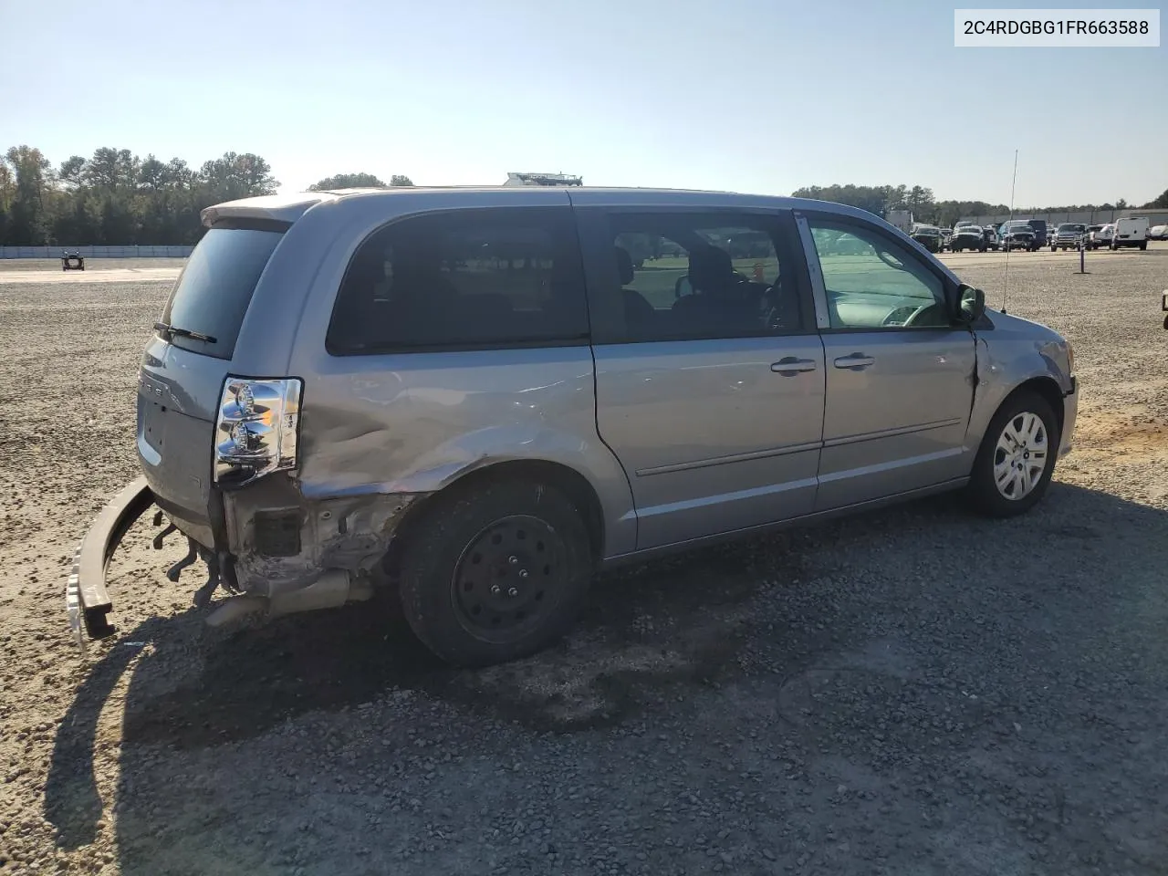 2015 Dodge Grand Caravan Se VIN: 2C4RDGBG1FR663588 Lot: 78008114