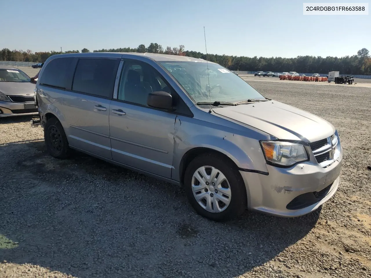 2015 Dodge Grand Caravan Se VIN: 2C4RDGBG1FR663588 Lot: 78008114