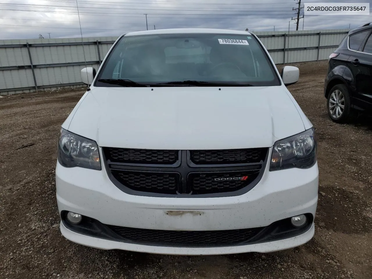 2015 Dodge Grand Caravan Sxt VIN: 2C4RDGCG3FR735647 Lot: 78036844