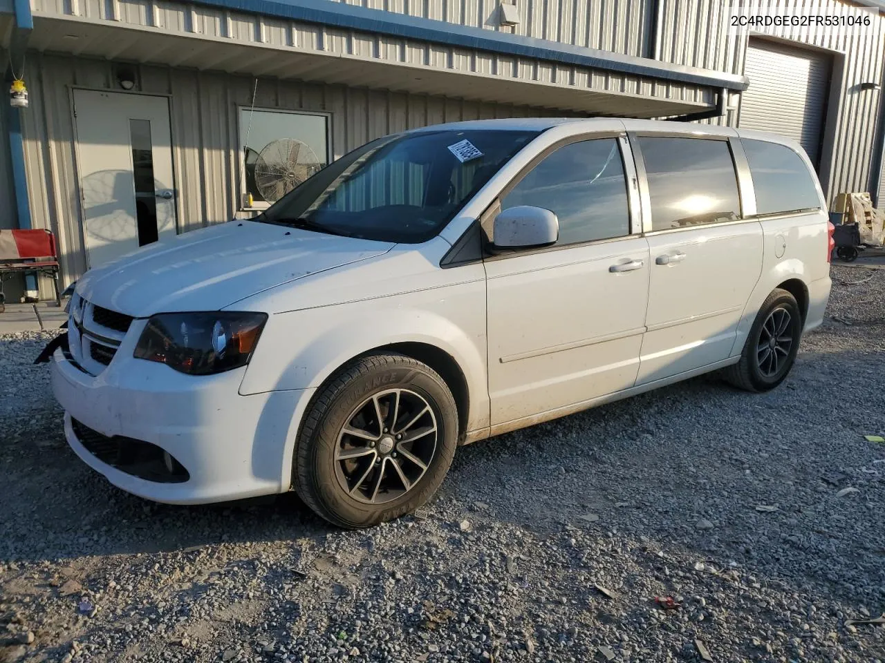 2015 Dodge Grand Caravan R/T VIN: 2C4RDGEG2FR531046 Lot: 78138544