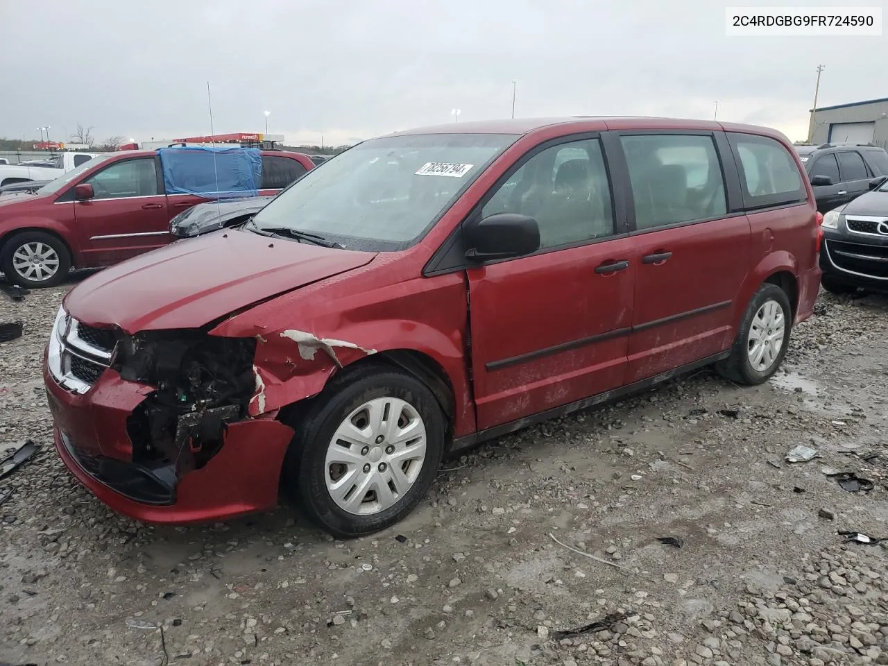 2015 Dodge Grand Caravan Se VIN: 2C4RDGBG9FR724590 Lot: 78256794