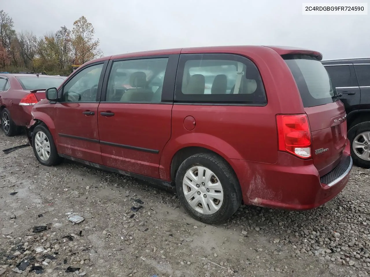 2015 Dodge Grand Caravan Se VIN: 2C4RDGBG9FR724590 Lot: 78256794