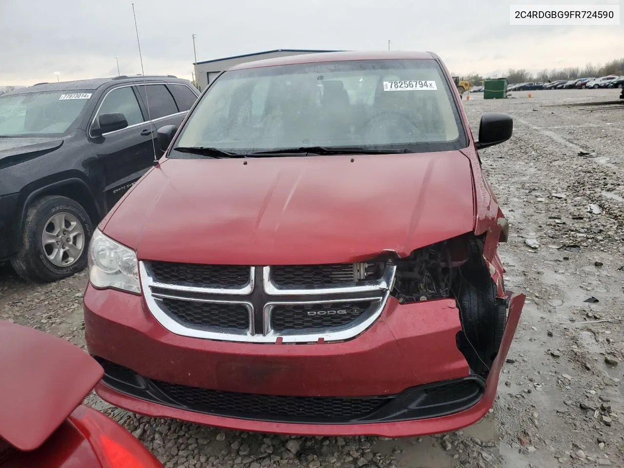 2015 Dodge Grand Caravan Se VIN: 2C4RDGBG9FR724590 Lot: 78256794