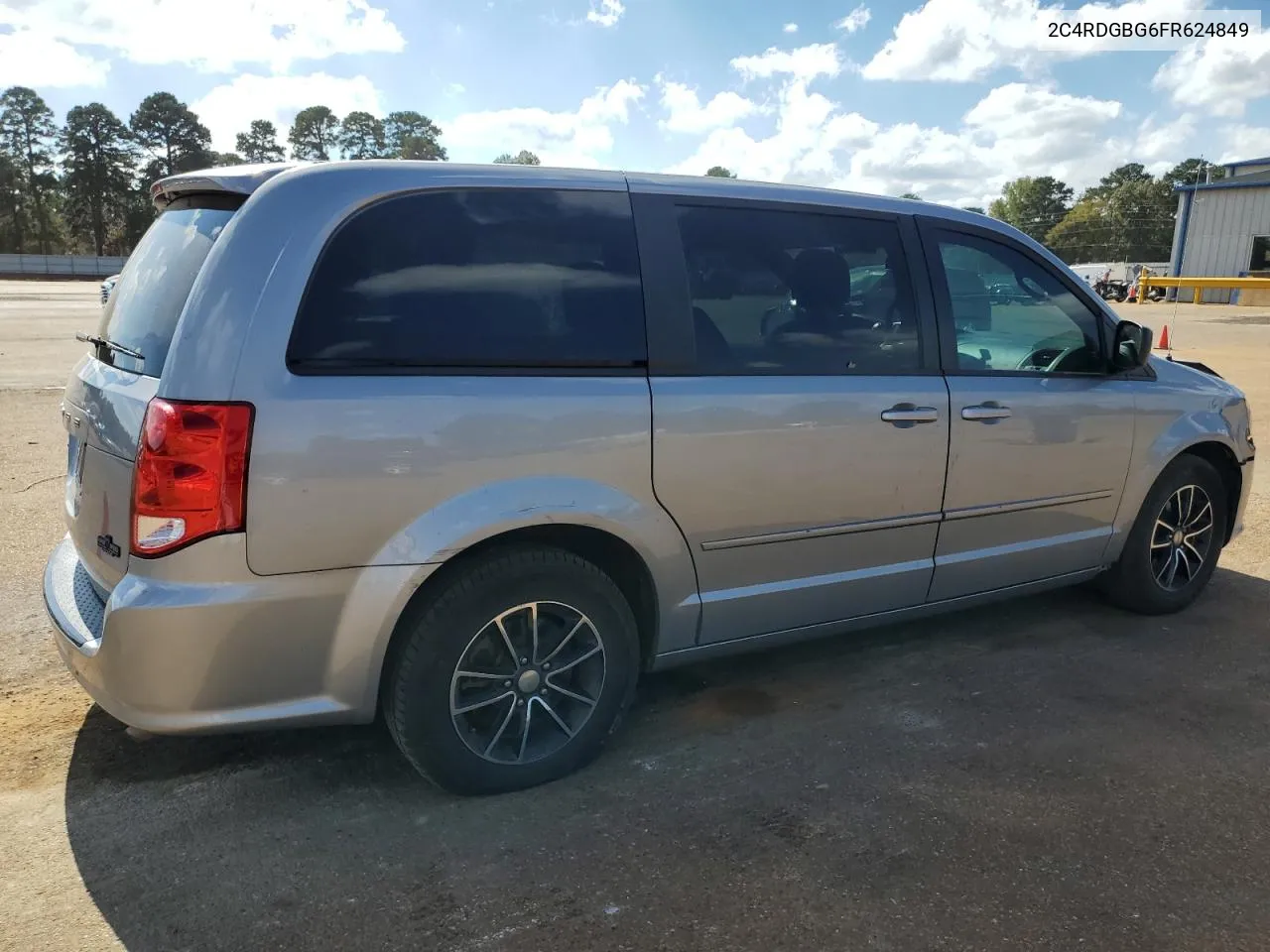 2015 Dodge Grand Caravan Se VIN: 2C4RDGBG6FR624849 Lot: 78454114