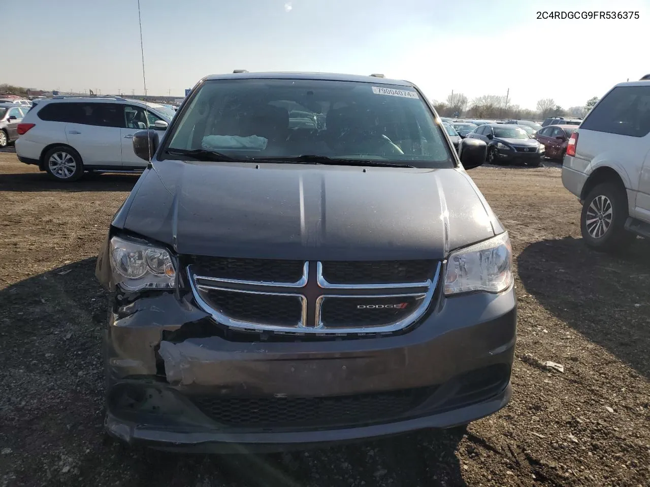 2015 Dodge Grand Caravan Sxt VIN: 2C4RDGCG9FR536375 Lot: 79004074