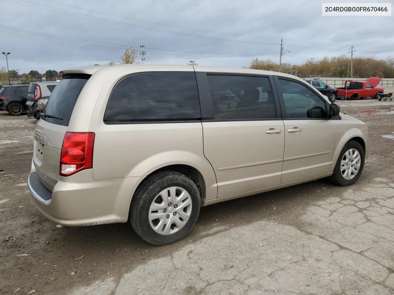 2015 Dodge Grand Caravan Se VIN: 2C4RDGBG0FR670466 Lot: 79065354