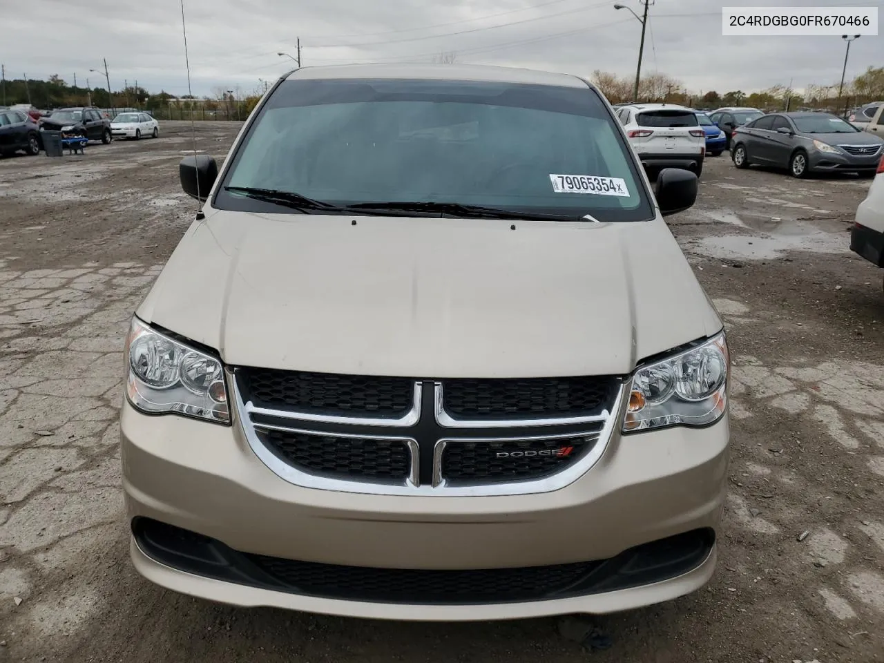 2015 Dodge Grand Caravan Se VIN: 2C4RDGBG0FR670466 Lot: 79065354