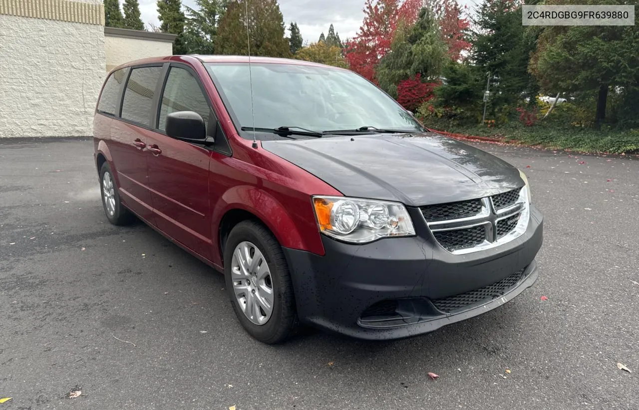 2015 Dodge Grand Caravan Se VIN: 2C4RDGBG9FR639880 Lot: 79312834