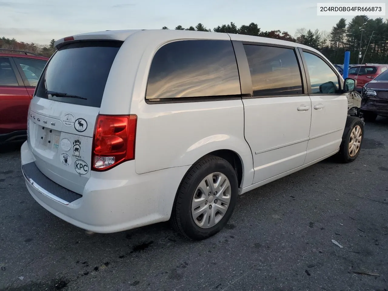 2015 Dodge Grand Caravan Se VIN: 2C4RDGBG4FR666873 Lot: 79395124