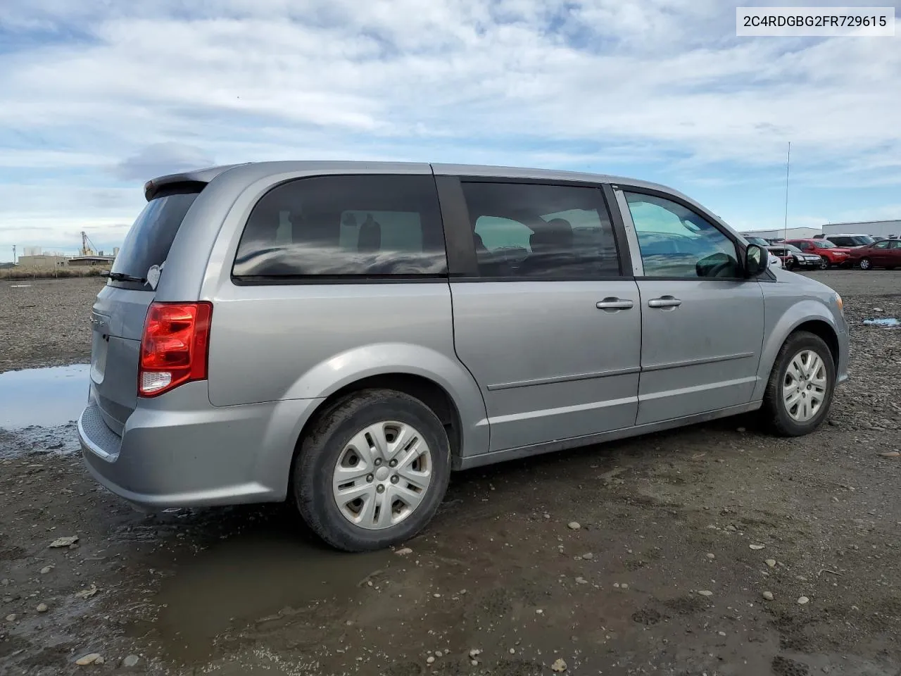 2015 Dodge Grand Caravan Se VIN: 2C4RDGBG2FR729615 Lot: 79459444