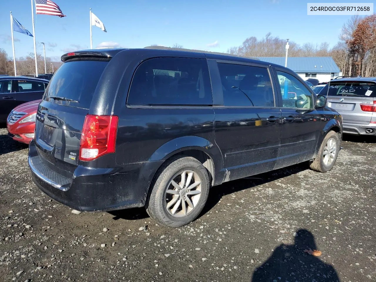 2015 Dodge Grand Caravan Sxt VIN: 2C4RDGCG3FR712658 Lot: 79509664