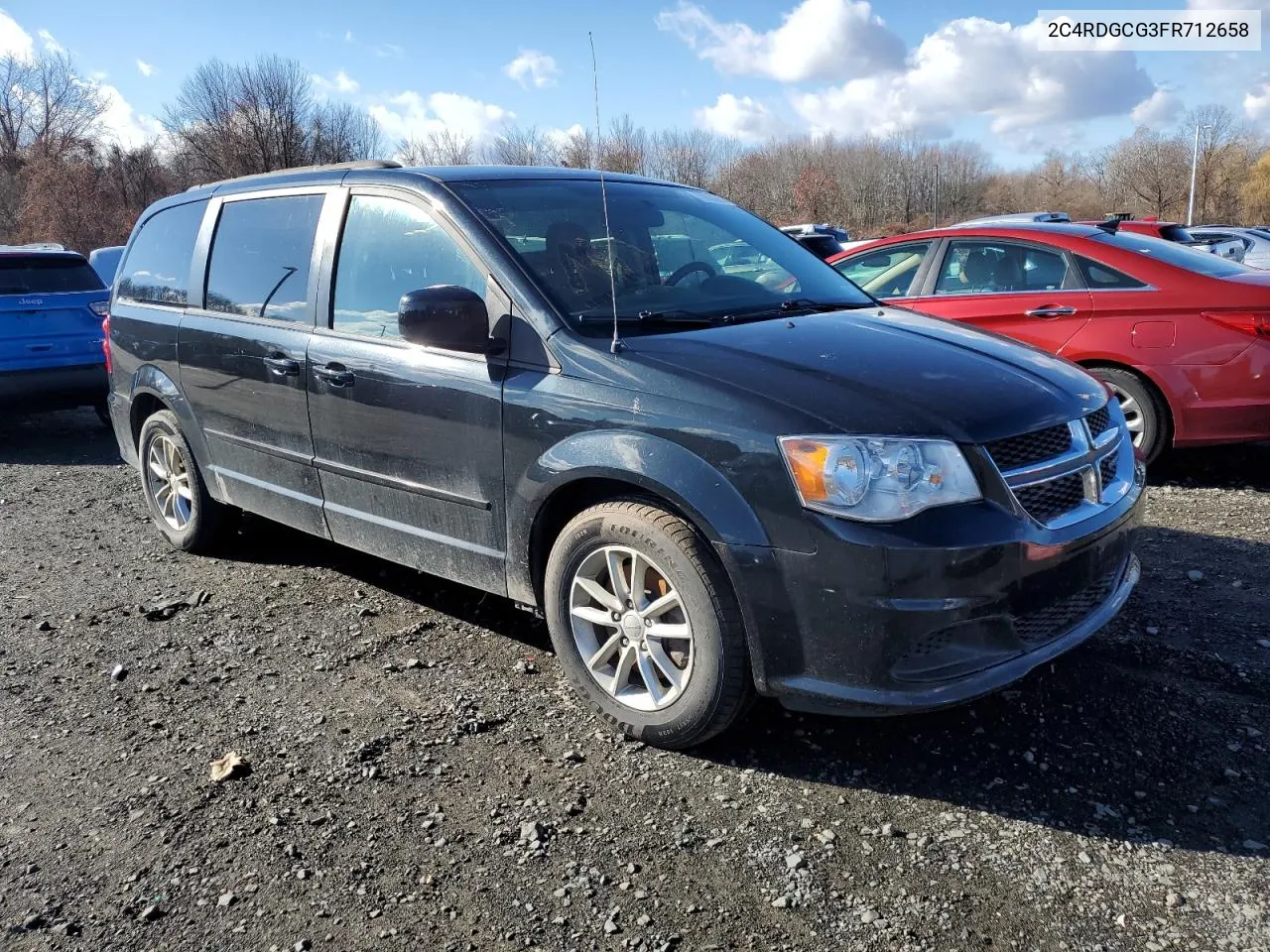 2015 Dodge Grand Caravan Sxt VIN: 2C4RDGCG3FR712658 Lot: 79509664