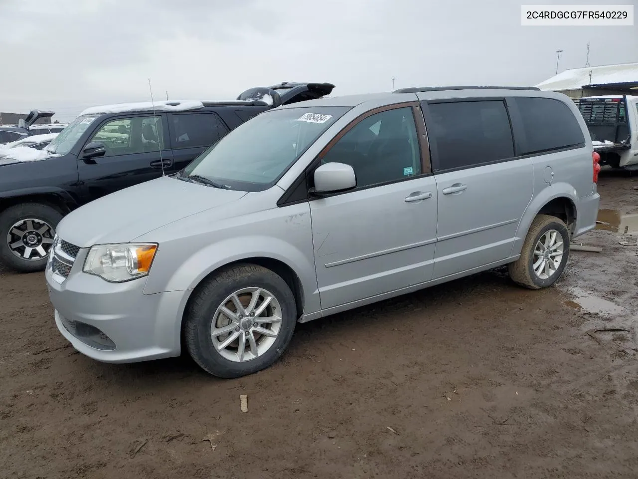 2015 Dodge Grand Caravan Sxt VIN: 2C4RDGCG7FR540229 Lot: 79854854