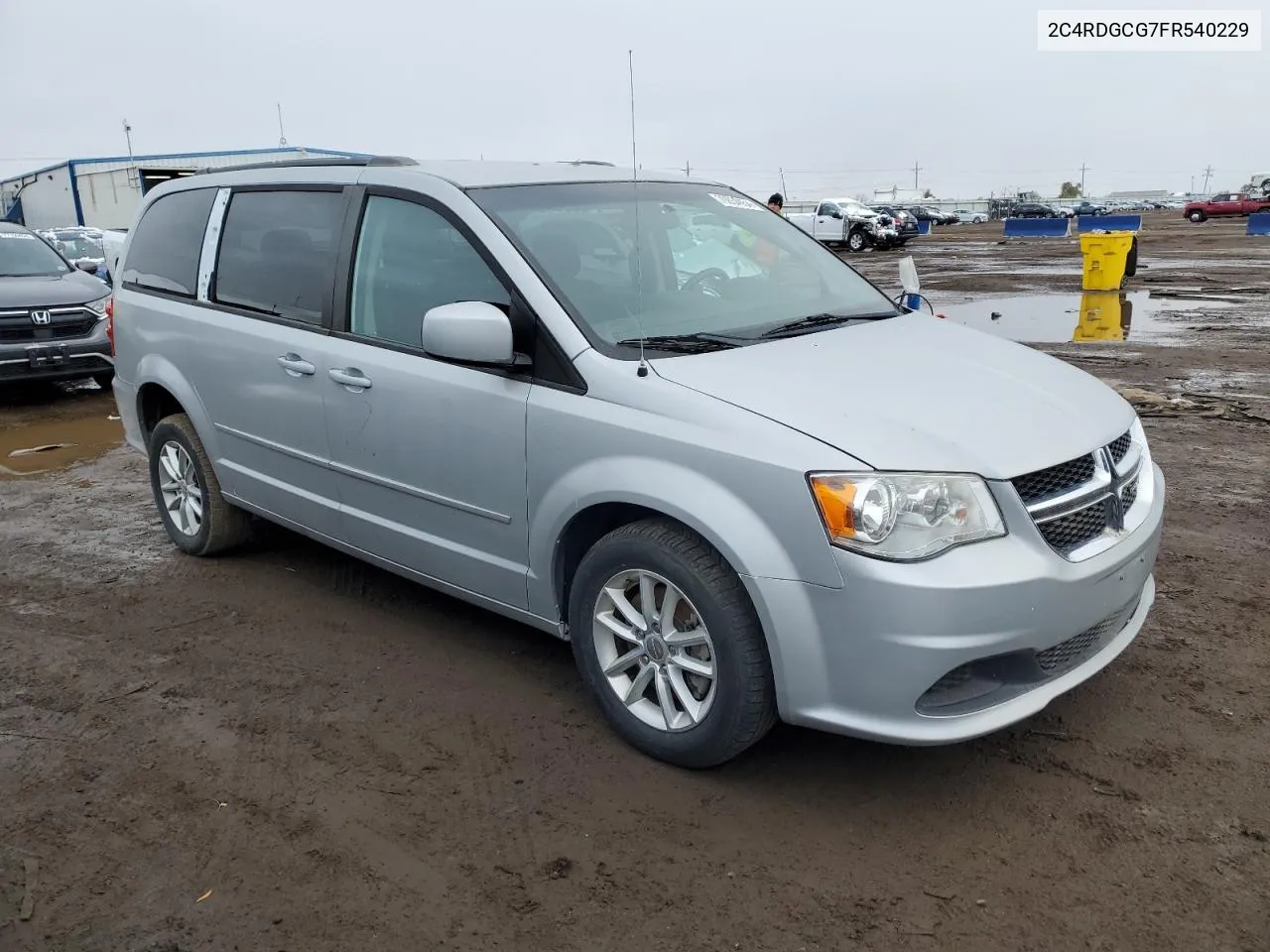 2015 Dodge Grand Caravan Sxt VIN: 2C4RDGCG7FR540229 Lot: 79854854