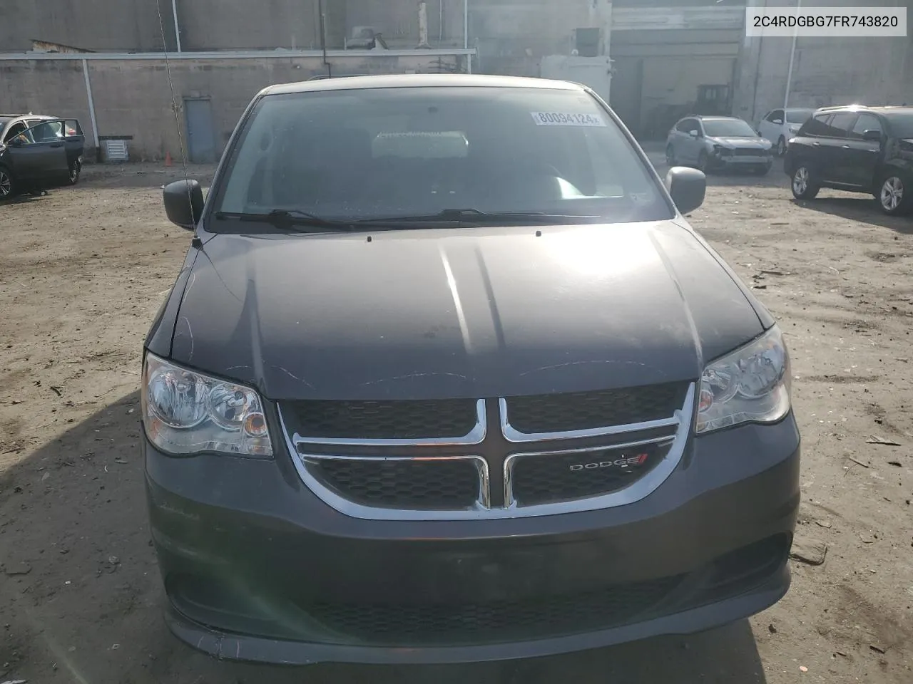 2015 Dodge Grand Caravan Se VIN: 2C4RDGBG7FR743820 Lot: 80094124