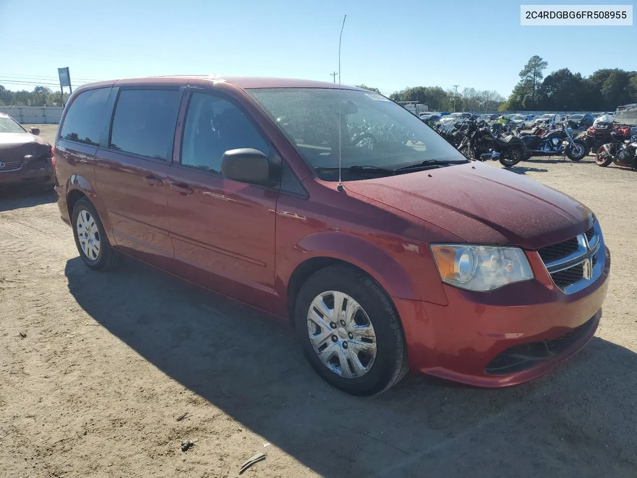 2015 Dodge Grand Caravan Se VIN: 2C4RDGBG6FR508955 Lot: 80508054