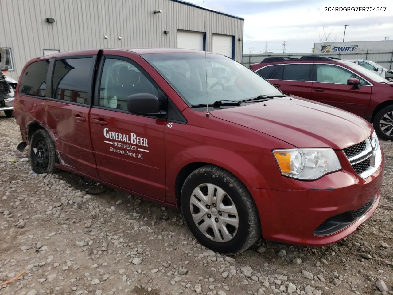 2015 Dodge Grand Caravan Se VIN: 2C4RDGBG7FR704547 Lot: 80534814