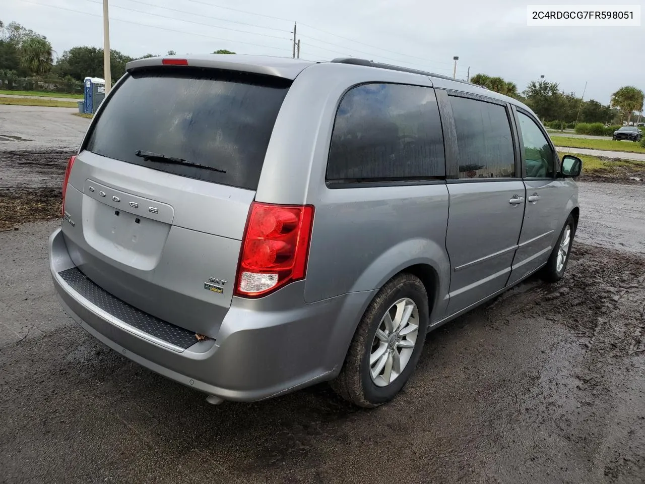 2C4RDGCG7FR598051 2015 Dodge Grand Caravan Sxt