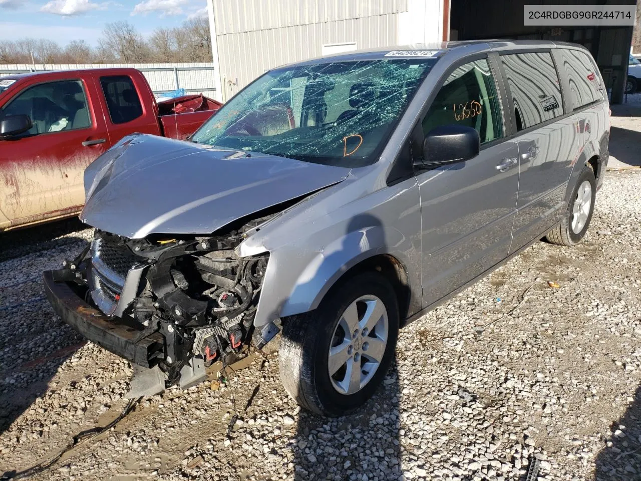 2016 Dodge Grand Caravan Se VIN: 2C4RDGBG9GR244714 Lot: 34295212