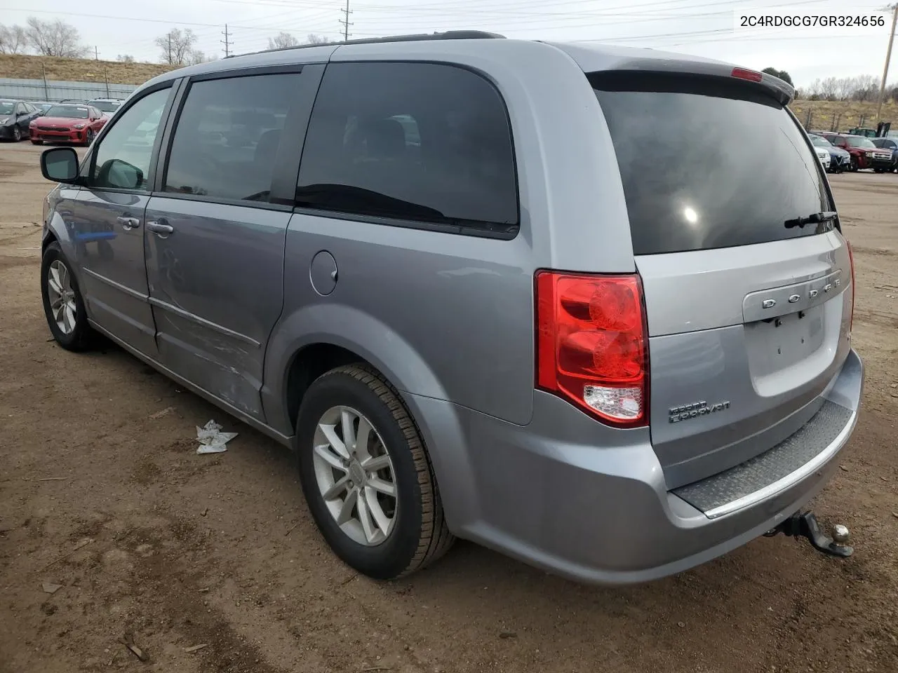 2016 Dodge Grand Caravan Sxt VIN: 2C4RDGCG7GR324656 Lot: 41334374