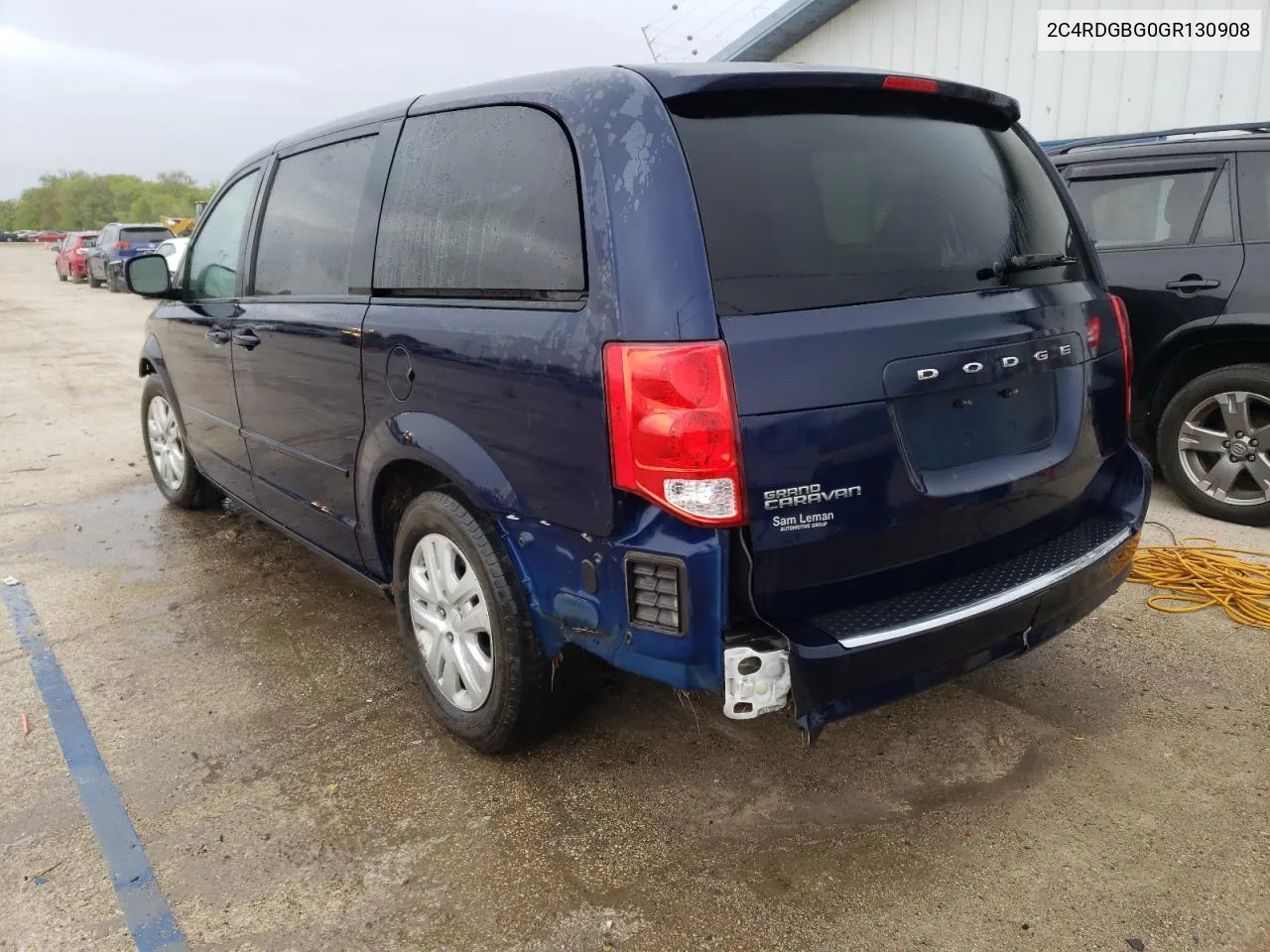 2016 Dodge Grand Caravan Se VIN: 2C4RDGBG0GR130908 Lot: 52290634