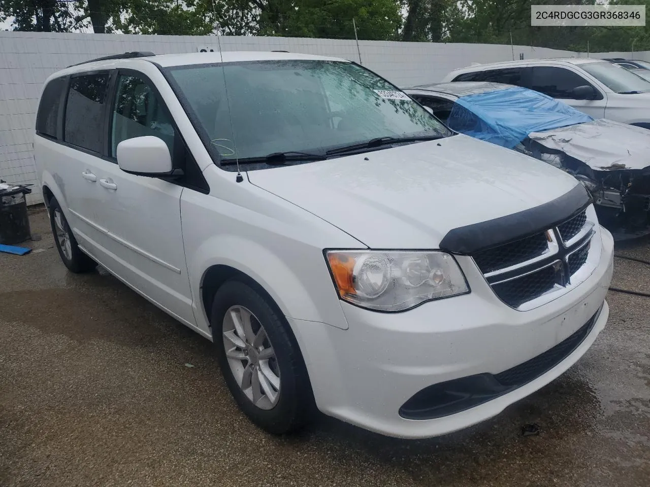 2C4RDGCG3GR368346 2016 Dodge Grand Caravan Sxt