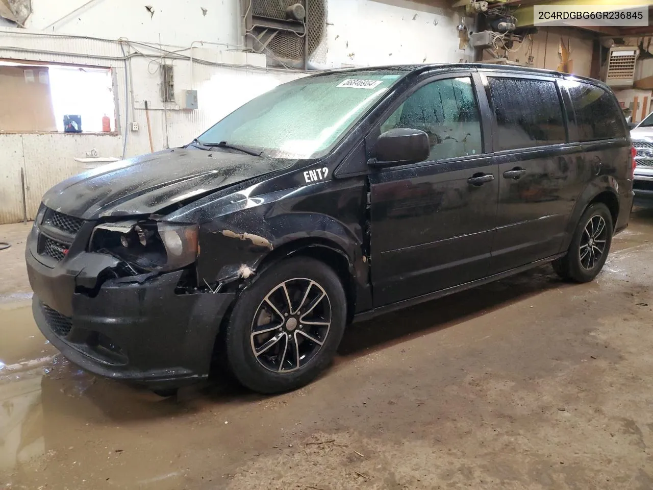 2016 Dodge Grand Caravan Se VIN: 2C4RDGBG6GR236845 Lot: 56846964