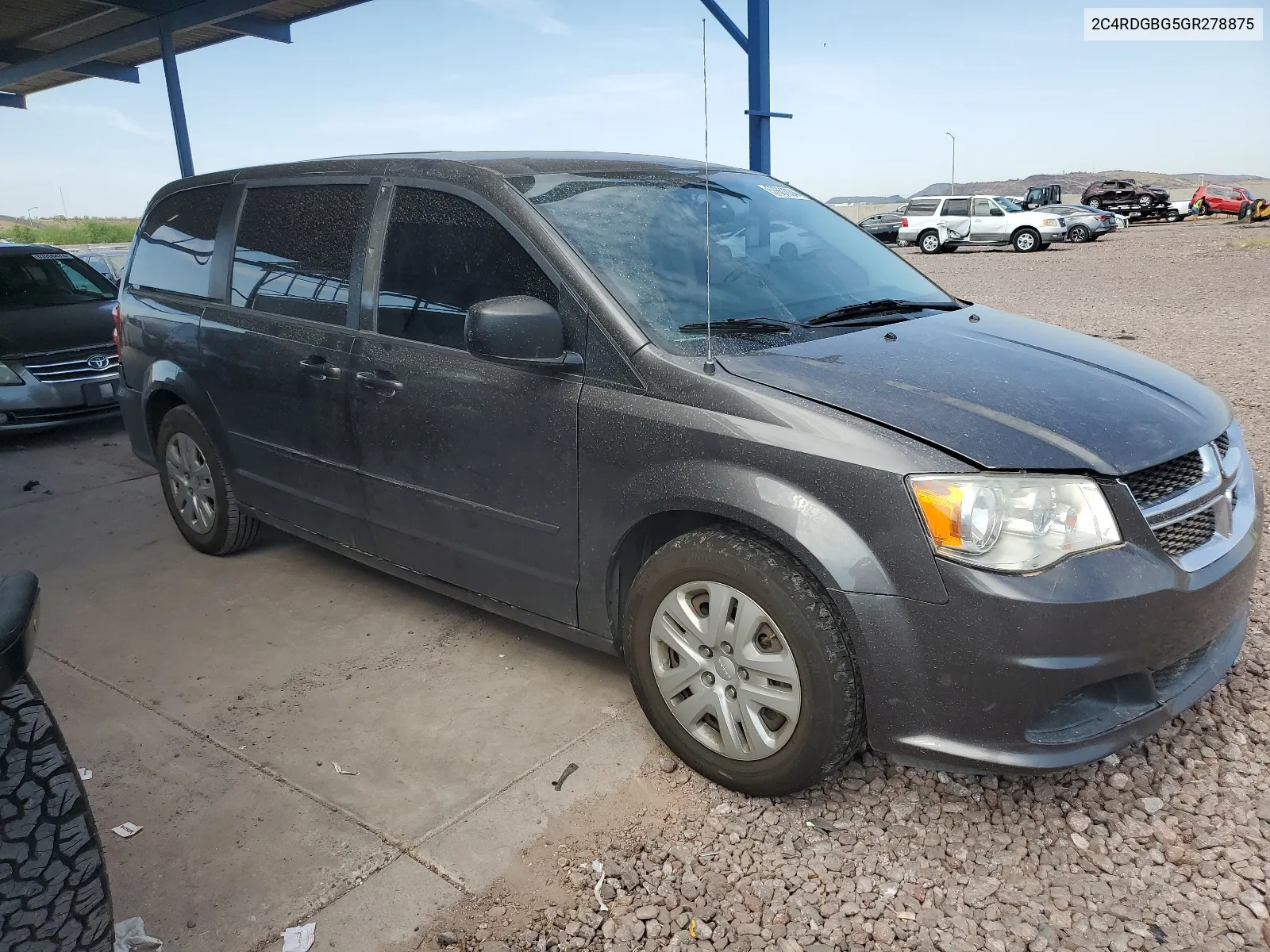 2016 Dodge Grand Caravan Se VIN: 2C4RDGBG5GR278875 Lot: 57661034