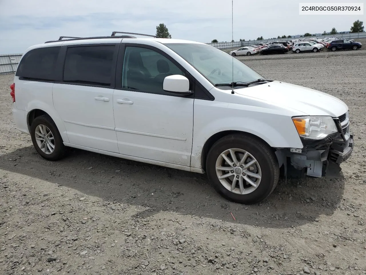 2016 Dodge Grand Caravan Sxt VIN: 2C4RDGCG5GR370924 Lot: 59284944