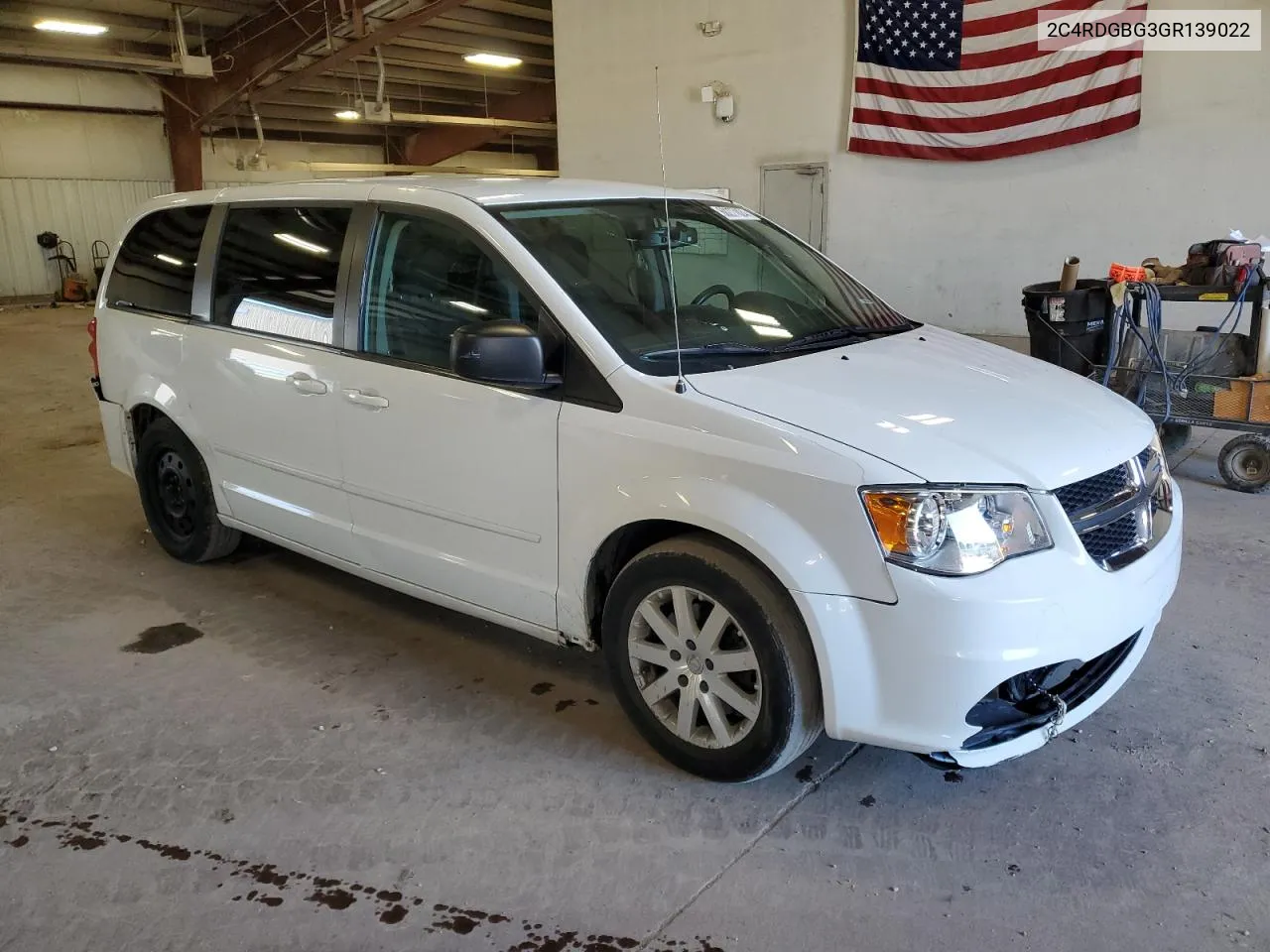 2016 Dodge Grand Caravan Se VIN: 2C4RDGBG3GR139022 Lot: 60277824