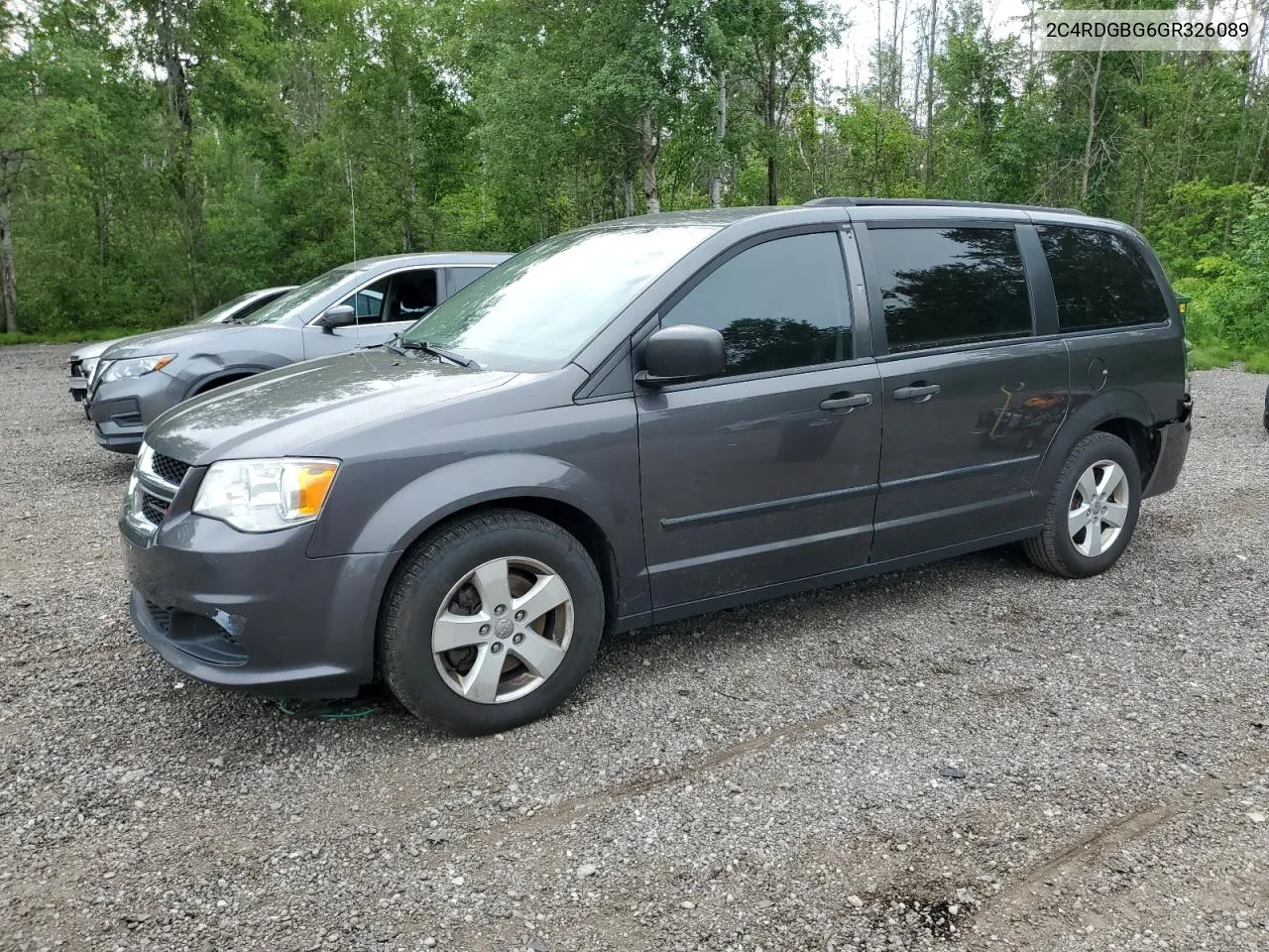 2016 Dodge Grand Caravan Se VIN: 2C4RDGBG6GR326089 Lot: 60485934