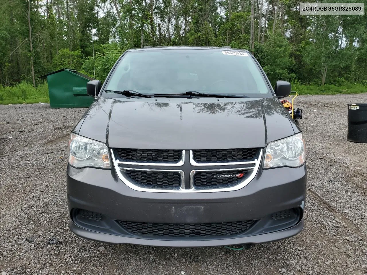 2016 Dodge Grand Caravan Se VIN: 2C4RDGBG6GR326089 Lot: 60485934