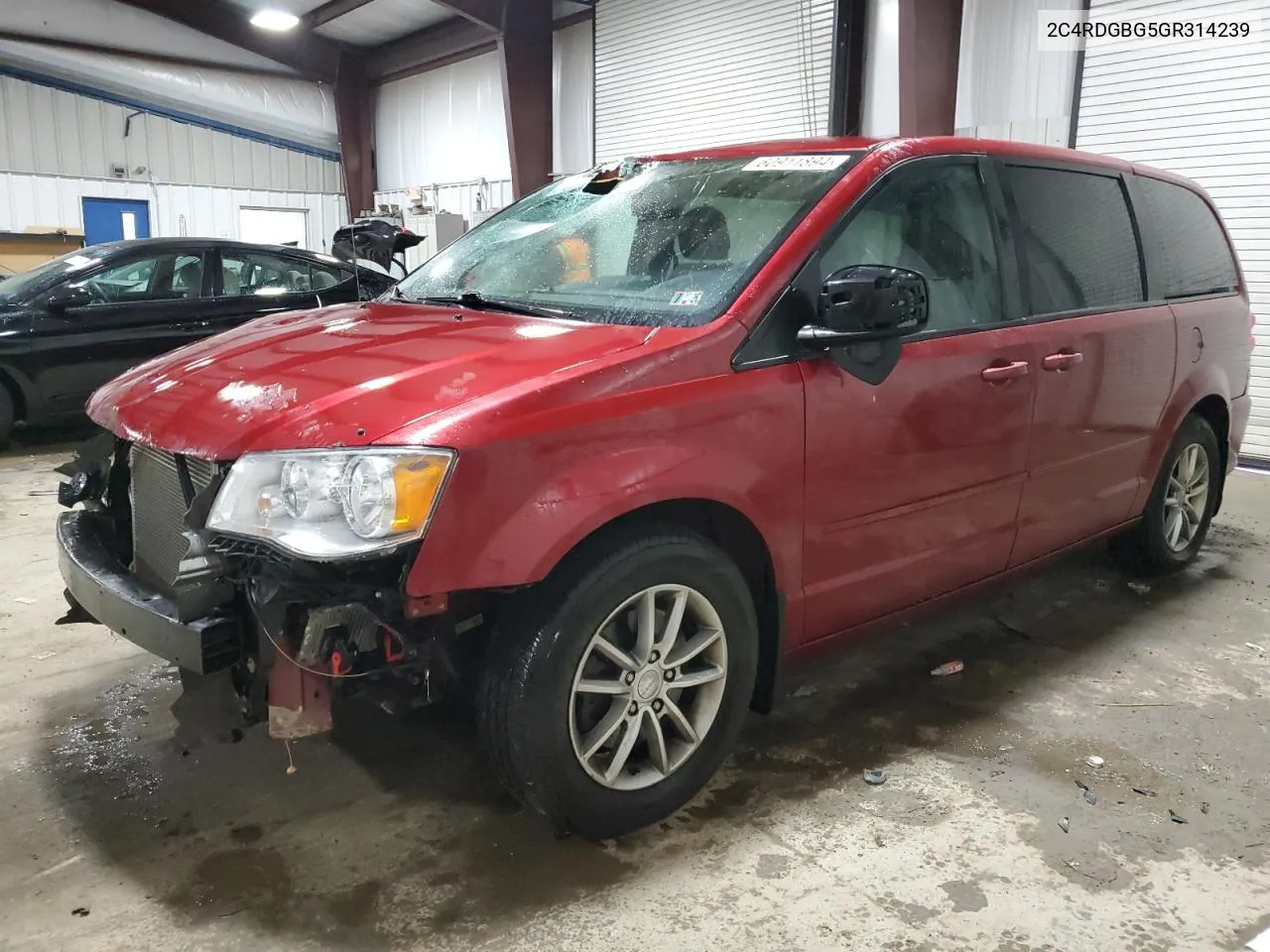 2016 Dodge Grand Caravan Se VIN: 2C4RDGBG5GR314239 Lot: 60911894