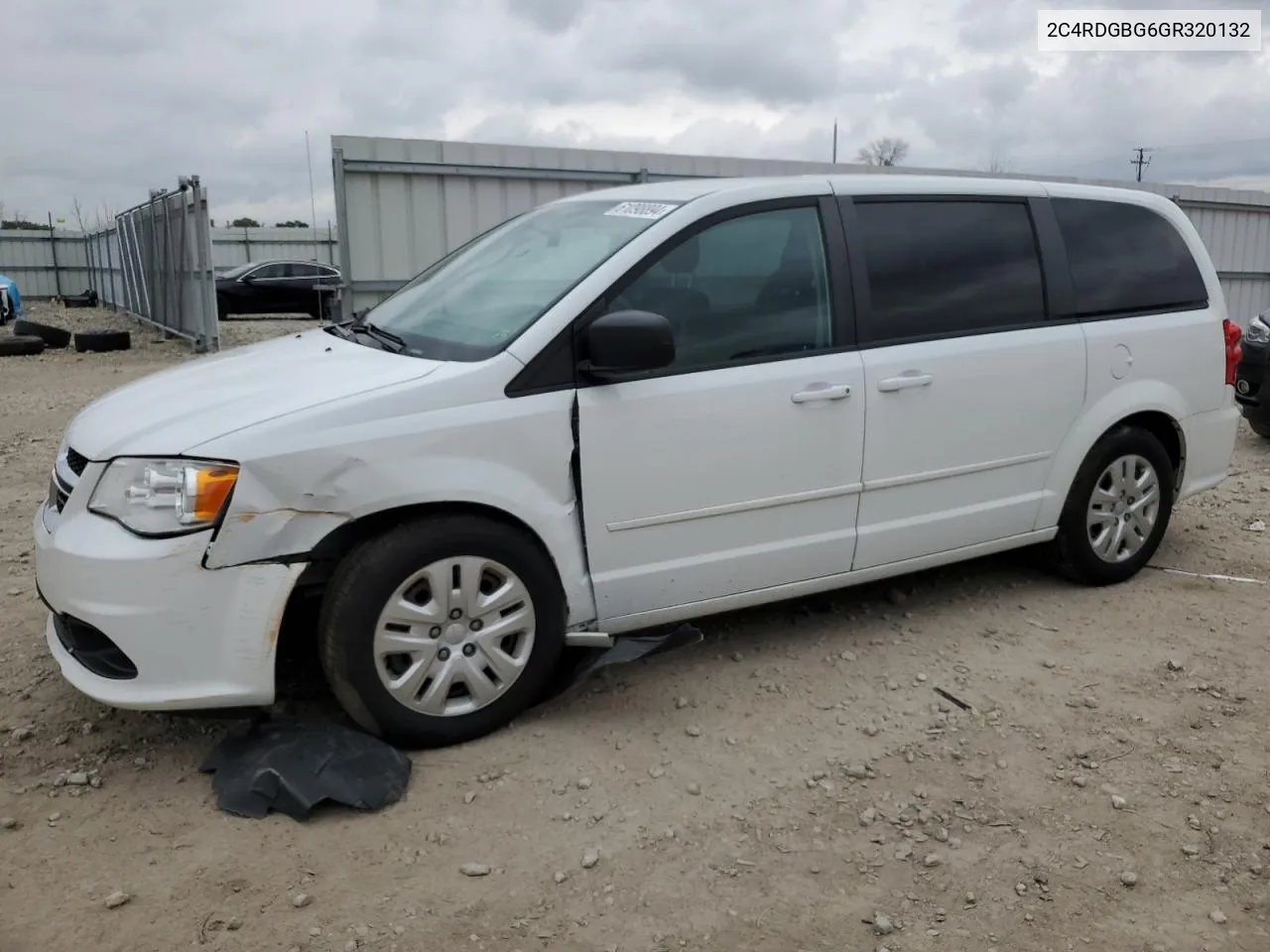 2016 Dodge Grand Caravan Se VIN: 2C4RDGBG6GR320132 Lot: 61098894