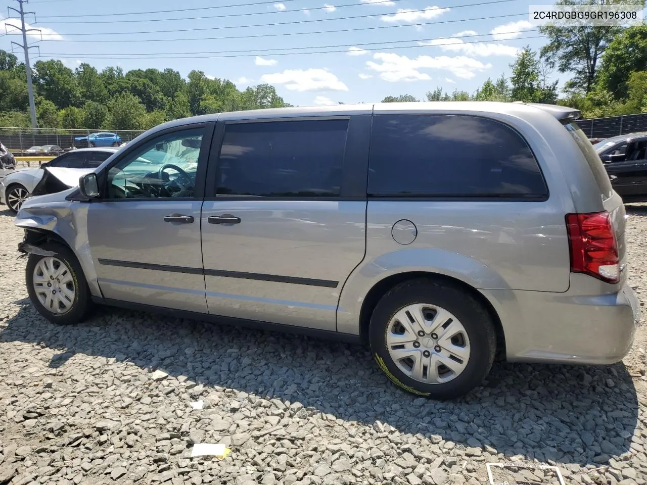 2016 Dodge Grand Caravan Se VIN: 2C4RDGBG9GR196308 Lot: 61607594