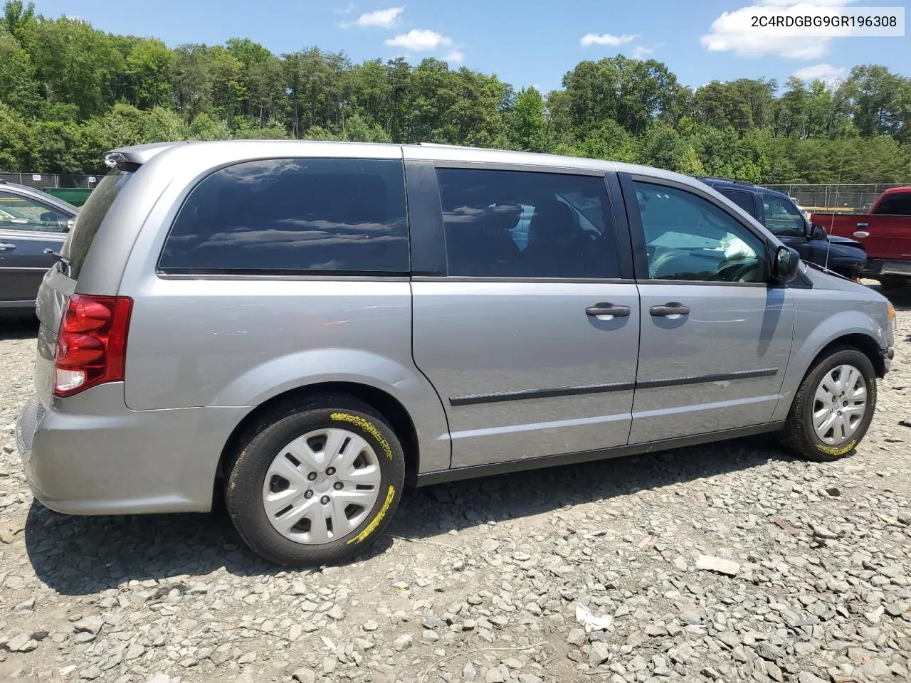 2016 Dodge Grand Caravan Se VIN: 2C4RDGBG9GR196308 Lot: 61607594