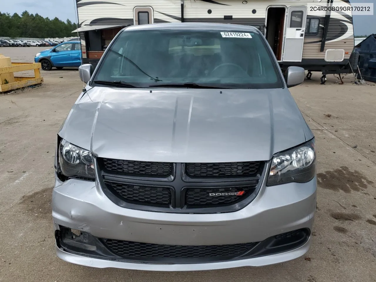 2016 Dodge Grand Caravan Se VIN: 2C4RDGBG9GR170212 Lot: 62419224