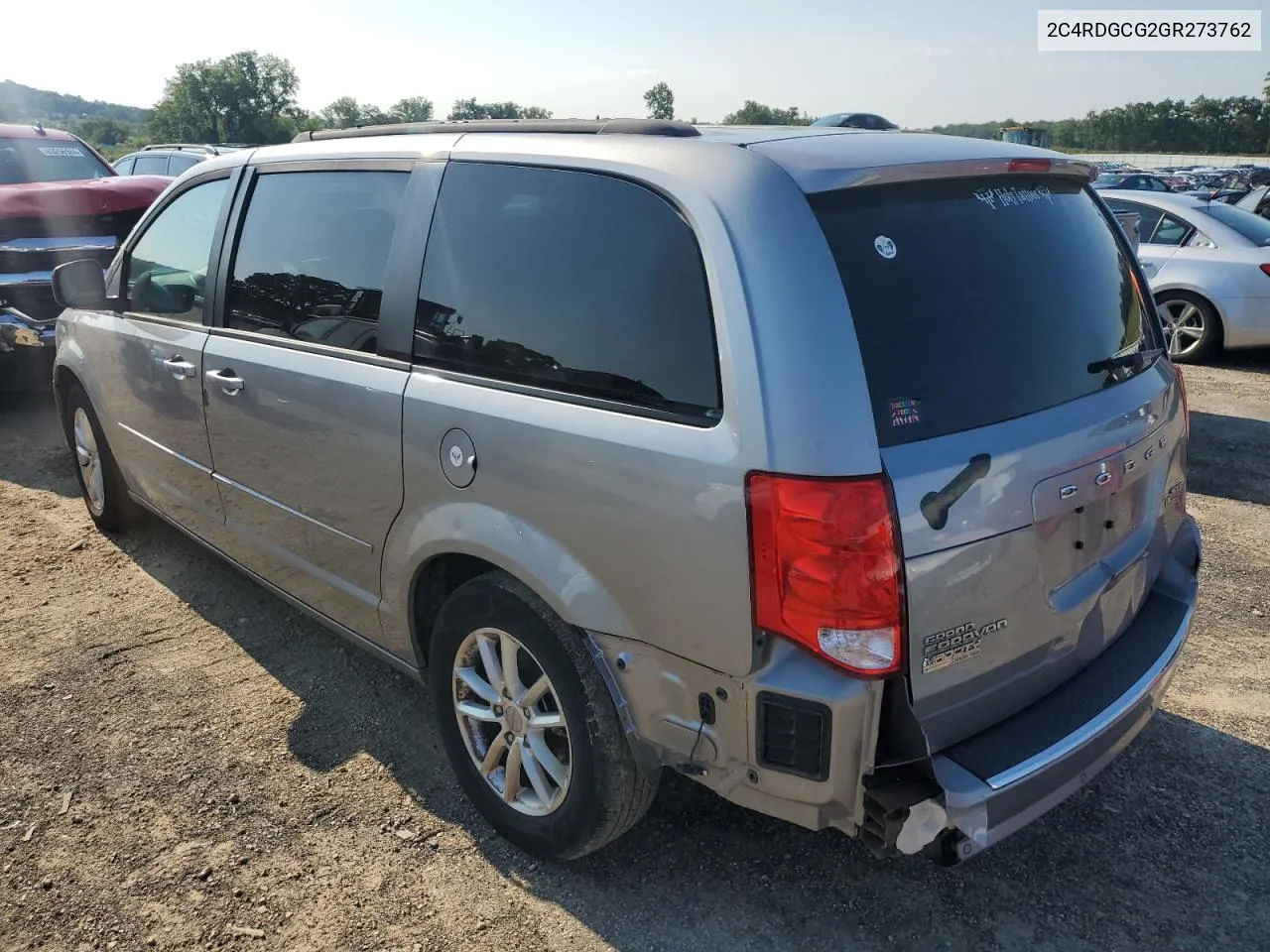 2016 Dodge Grand Caravan Sxt VIN: 2C4RDGCG2GR273762 Lot: 63190314