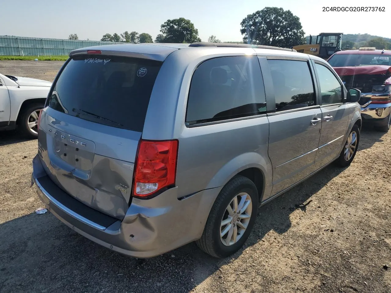 2016 Dodge Grand Caravan Sxt VIN: 2C4RDGCG2GR273762 Lot: 63190314