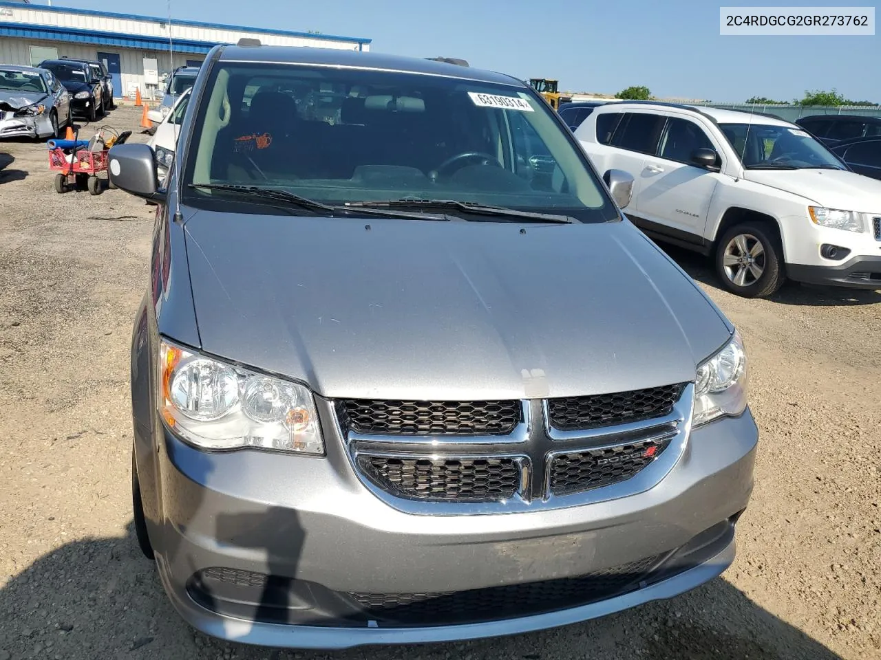 2016 Dodge Grand Caravan Sxt VIN: 2C4RDGCG2GR273762 Lot: 63190314