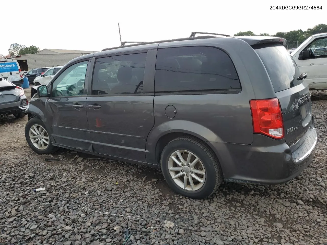 2016 Dodge Grand Caravan Sxt VIN: 2C4RDGCG9GR274584 Lot: 63346514