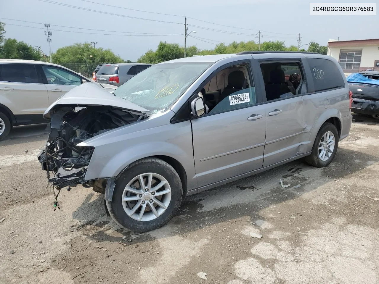 2C4RDGCG6GR376683 2016 Dodge Grand Caravan Sxt