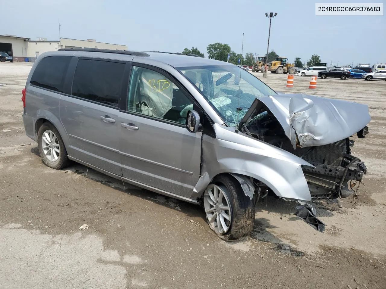 2016 Dodge Grand Caravan Sxt VIN: 2C4RDGCG6GR376683 Lot: 63995224