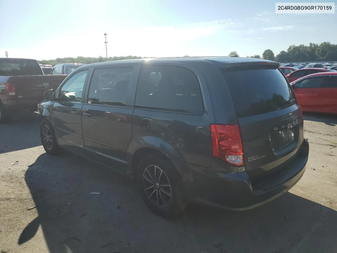 2016 Dodge Grand Caravan Se VIN: 2C4RDGBG9GR170159 Lot: 64177864