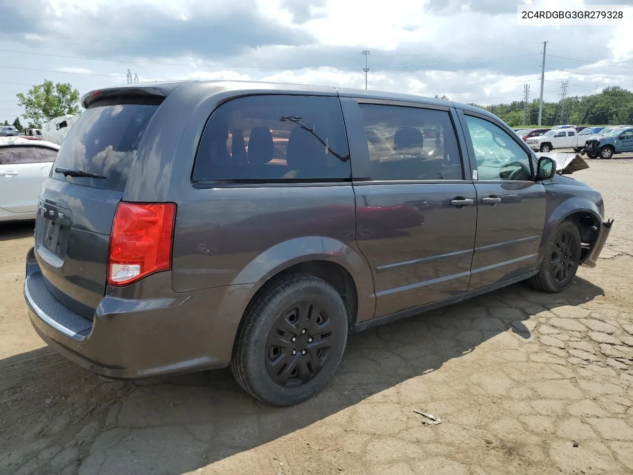 2016 Dodge Grand Caravan Se VIN: 2C4RDGBG3GR279328 Lot: 64316064