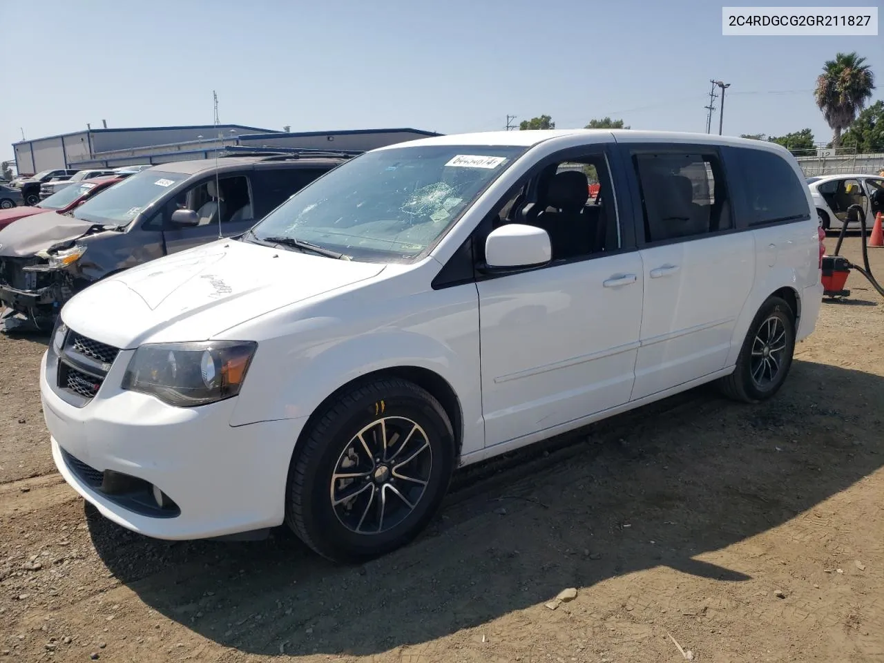 2016 Dodge Grand Caravan Sxt VIN: 2C4RDGCG2GR211827 Lot: 64454674