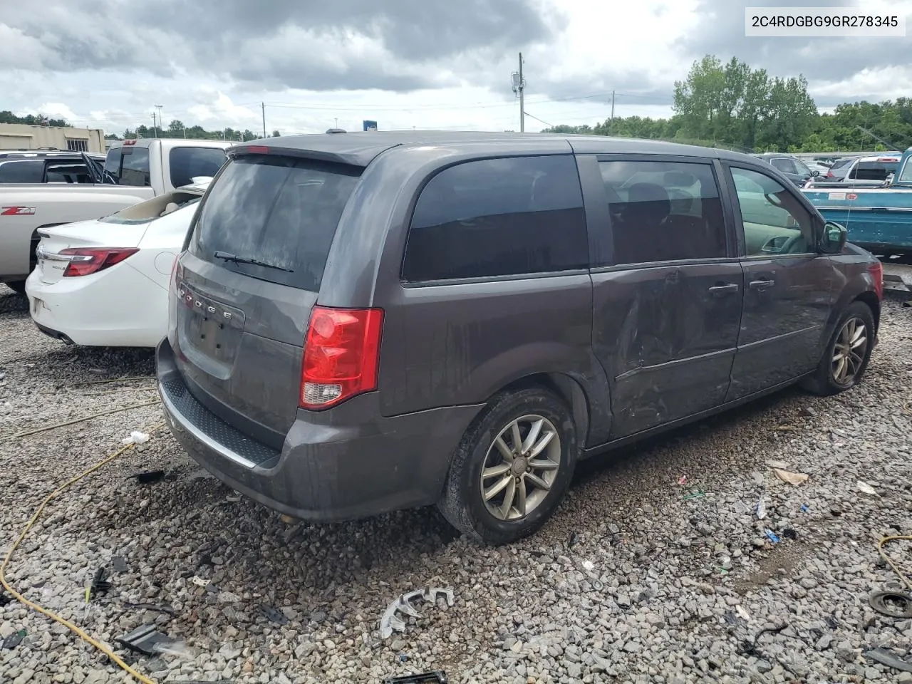 2016 Dodge Grand Caravan Se VIN: 2C4RDGBG9GR278345 Lot: 64770064