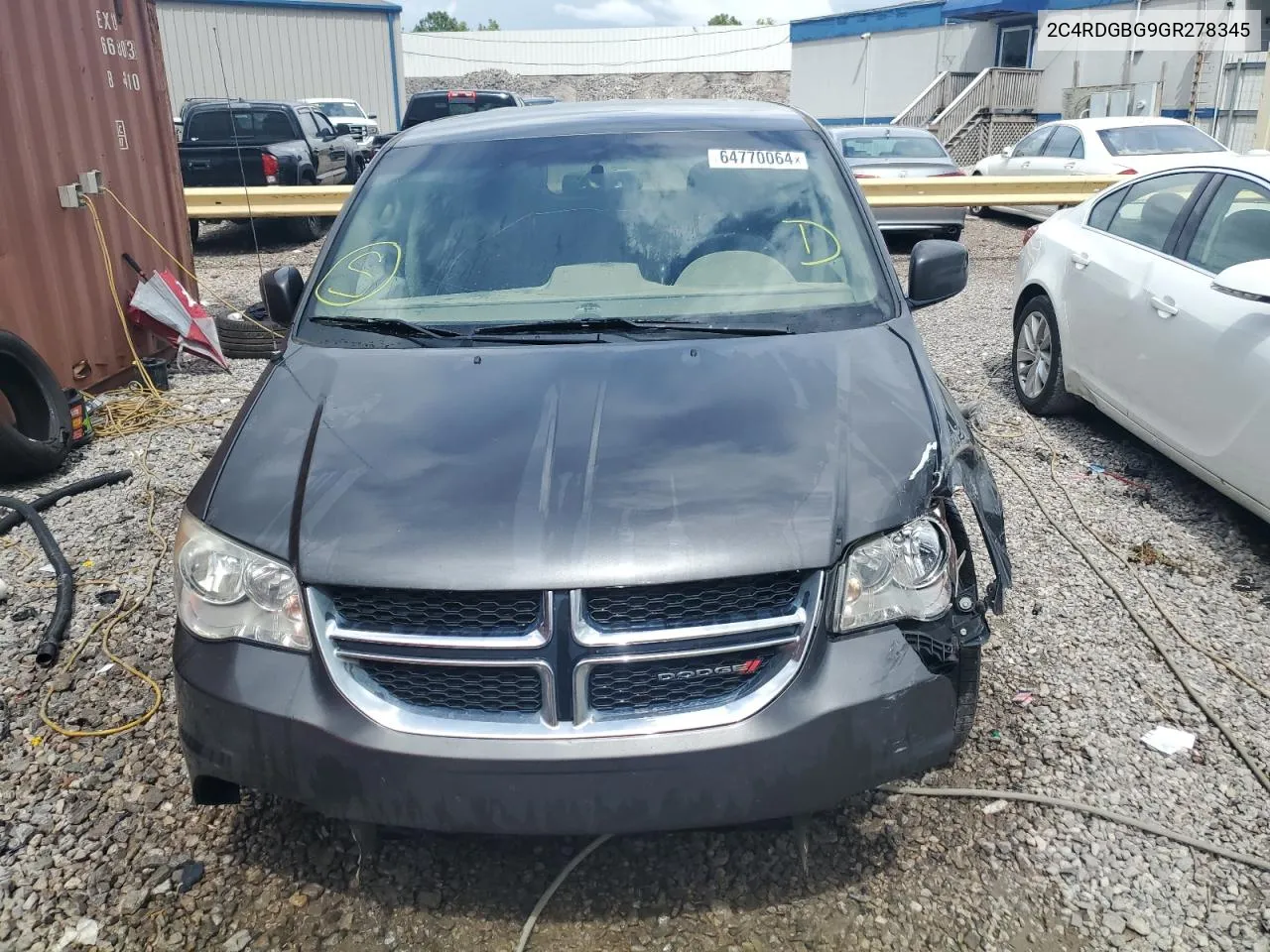 2C4RDGBG9GR278345 2016 Dodge Grand Caravan Se