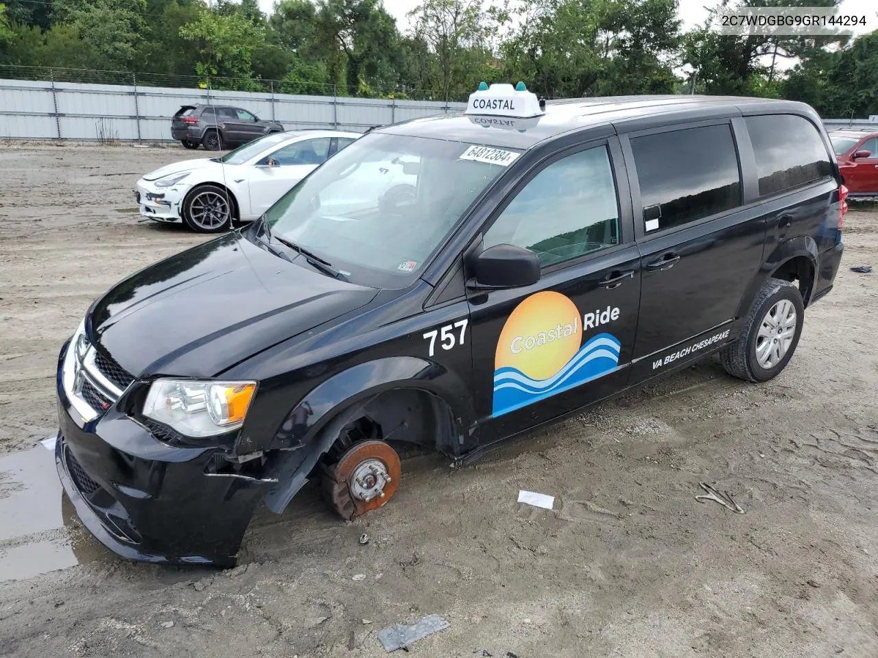 2016 Dodge Grand Caravan Se VIN: 2C7WDGBG9GR144294 Lot: 64812384