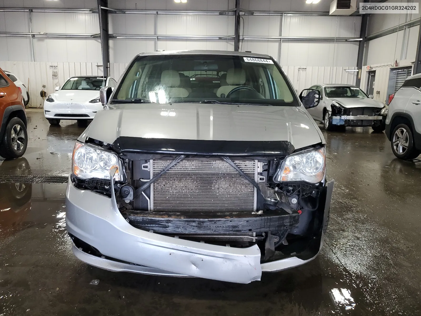 2016 Dodge Grand Caravan Sxt VIN: 2C4RDGCG1GR324202 Lot: 64868844